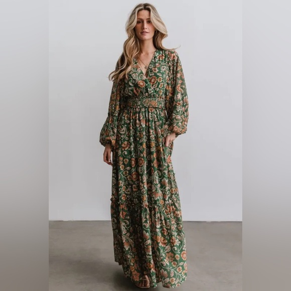 Baltic Born Bria Maxi Dress - Green Floral - Picture 7 of 8